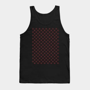 Yin Yang Design - Red Color Spider Pattern Tank Top